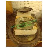 Silver plate dishes and bowls