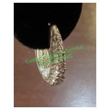 teardrop, hoop, earrings, silver color, clear