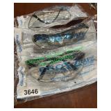 Pack of three pro safe, safety glasses