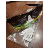 Black and yellow gloss sunglasses