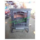 3D electric stove with infrared quartz heater