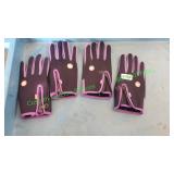 2 womens gloves