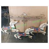 Horse carousel wall decor