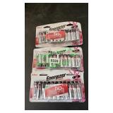 3 pks of AA  energizer batteries