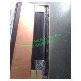 14' black steel slat bed frame Twin Size