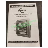 Jpower 12' exhaust fan Jpower 12' exhaust fan
