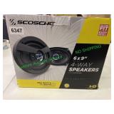 Scosche 6x9 4-Way Speakers Scosche 6x9 4-Way Speakers