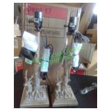 2 Large Deer Lamp Bases 17' Tall 2 Large Deer Lamp Bases 17' Tall