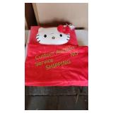 Hello Kitty pillow & throw set