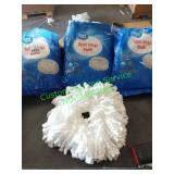 4 Great Values spin mop head replacements 4 Great Values spin mop head replacements