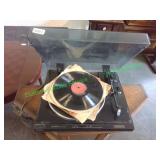 Sony stereo turntable system w records