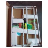 Double-sided mobile magnetic whiteboard