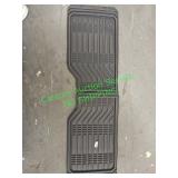 (1) rubber car mat (1) rubber car mat