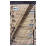 4 BOXS OF 60W BULBS