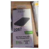 SLIM POWER BANK WITH DUAL CHARGING PORTS