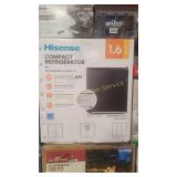HISENSE COMPACT REFRIGERATOR 1.6 CU . FT.