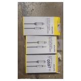 3 AUXILIARY AUDIO CABLES