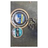 7' AND 4 ' BLADRS AND CHAINSAW CHAIN