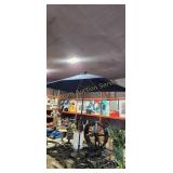 10FT SOLAR LED PATIO UNMBRELLA *NO BASE*