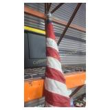 3X5 FLAG POLE AND FLAG