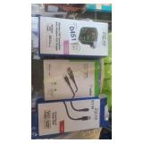 USB C AND IPHONE CHARGE CABLE / FM TRANSMITTER
