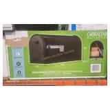 GALVANIZED STEEL POST MOUNT MAILBOX