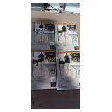 4 60W LED CLEAR GLASS BULBS