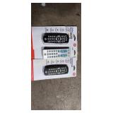 3 UNIVERSAL REMOTES