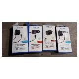 1CAR CHARGER& 3 WALL CHARGERS