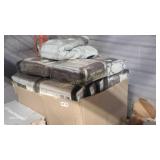 BOXS OF VARIOUS SIZE CURTAINS