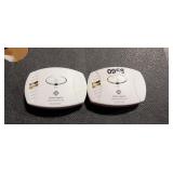 2 CARBON MONOXIDE ALARMS