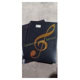 2 MUSIC NOTE FOLDERS