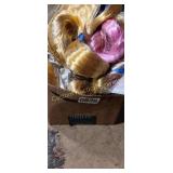 BOX OF COSTUME WIGS