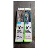 2 10FT CHARGE CABLES