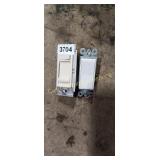 2 WALL OUTLET SWITCHES