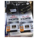 2 HDMI CABLES