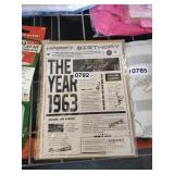 2 1963 BIRTHDAY CARDS