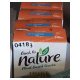 4 BOXS OF NATURE PLANT BASED SNACKS