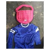 GIRLS MEDIUM SHORT AND PINK PURSE