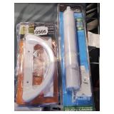 PATIO DOOR LEVER AND DOOR CLOSER