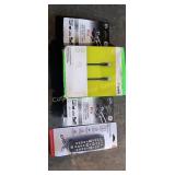 UNIVERSAL REMOTE & 2 OPTIC CABLES & NETWORKING
