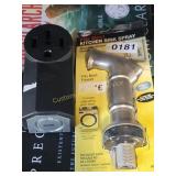 KITCHEN SINK SPRAY AND 220V OUTLET