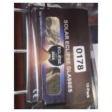 3PKS OF 12 SOLAR ECLIPSE GLASSES