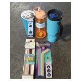 TUMBLERS AND STRAWS