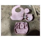 SILICONE BABY FEEDING SET