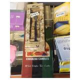 CANDLE CARE SET AND KWANZAA CANDLES