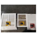 4 12X12IN AIR RETURNS 1 12IN X 8IN AIR RETURN 1