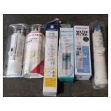 6 VARIOUS REFRIGERATOR WATER FILTERS