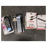 USB CABLE KIT HDMI CABLE 2 UNIVERSAL REMOTES