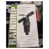 3/4' PIPE THREAD Y FILTER
